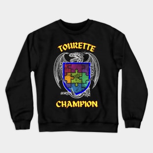 Tourette Champion Dragon Shield Crewneck Sweatshirt